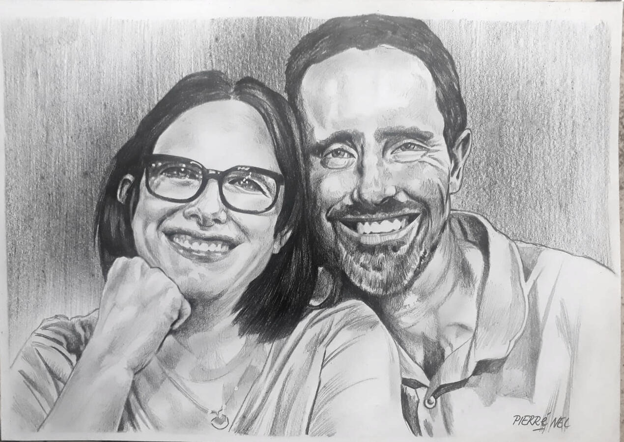 Couple PortraitClintonPierres Art